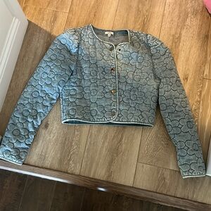 DREAM IN DAISIES DENIM JACKET - M